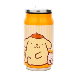 NEW Sanrio Hello Kitty Pompompurin & Muffin Soda Can Water Bottle